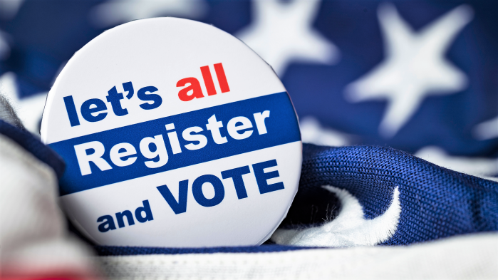 Let's all register and vote!
